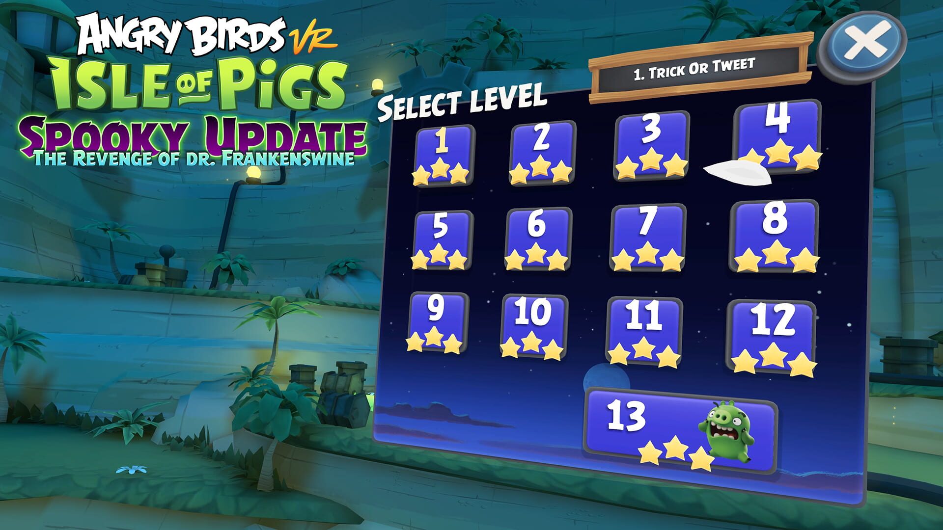 Screenshot for Angry Birds VR: Isle of Pigs