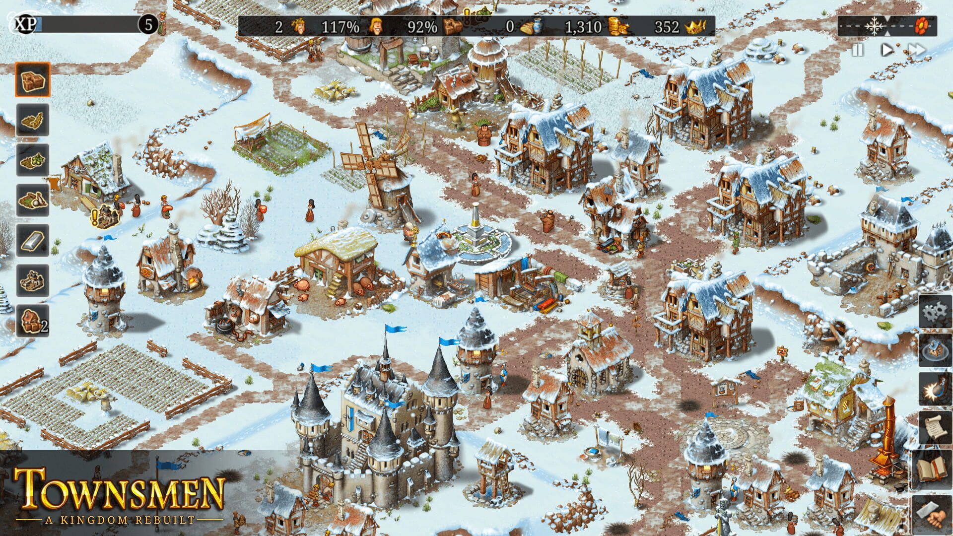 Screenshot for Townsmen: A Kingdom Rebuilt