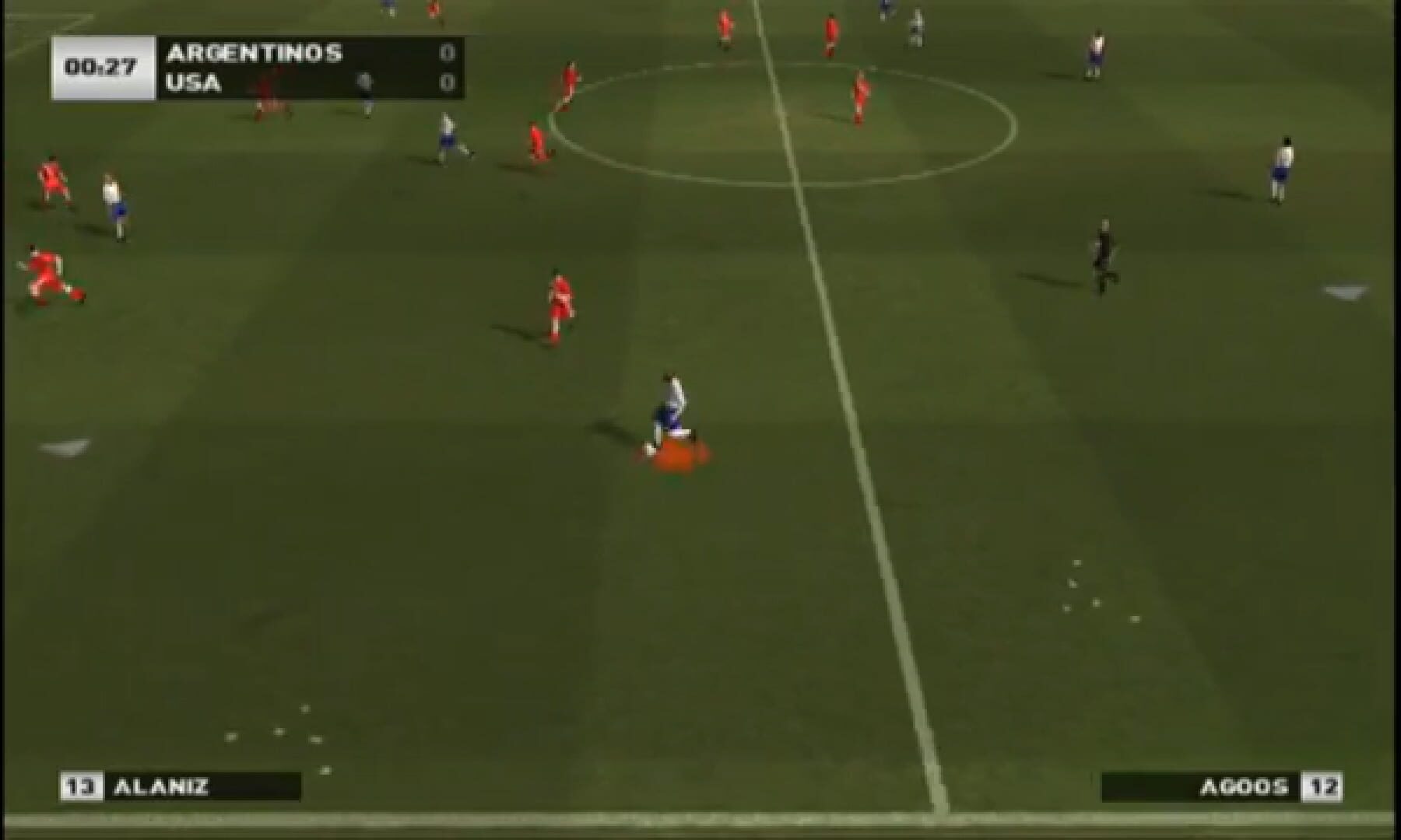 Screenshot for World Tour Soccer 2003