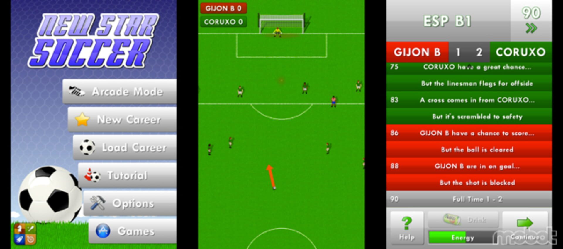 Screenshot for New Star Soccer
