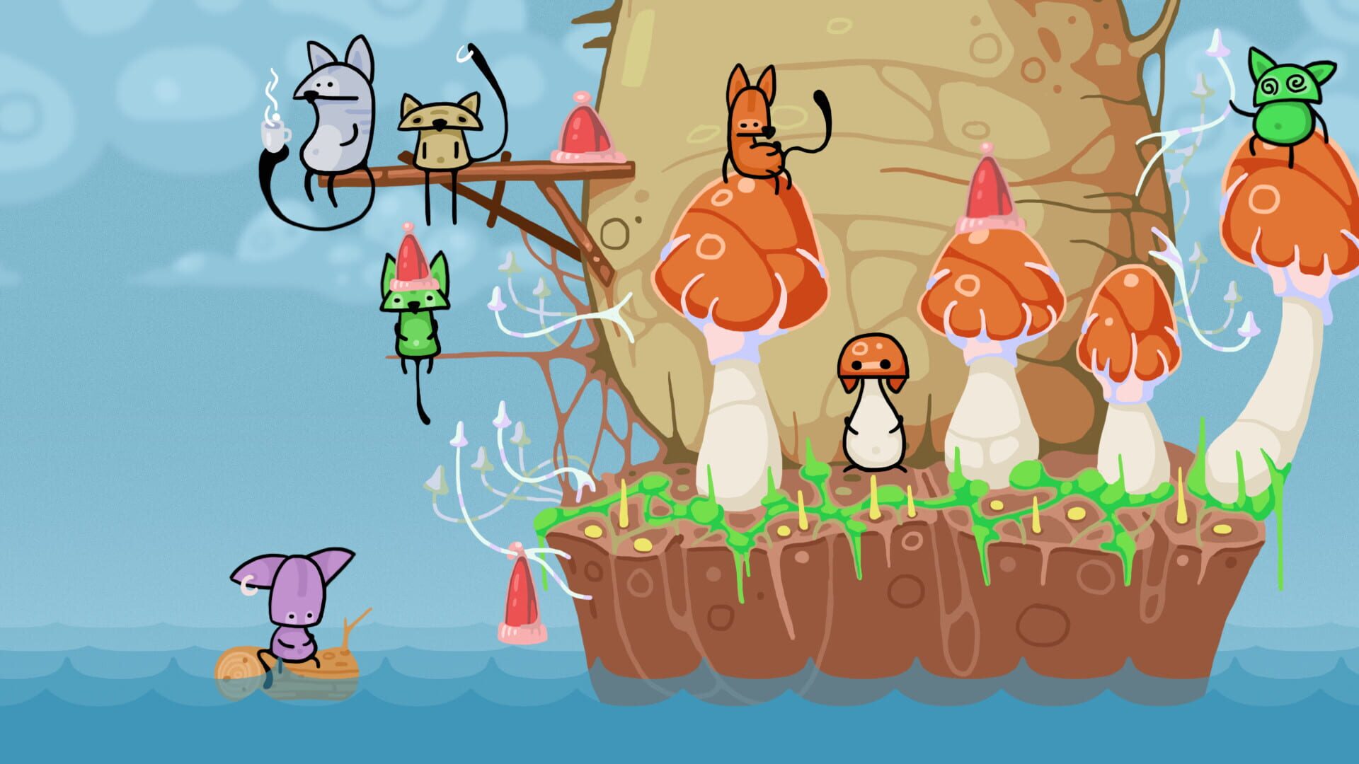 Screenshot for Mushroom Cats