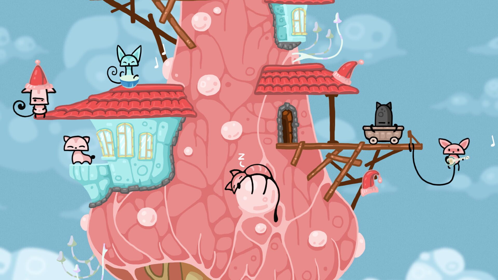 Screenshot for Mushroom Cats
