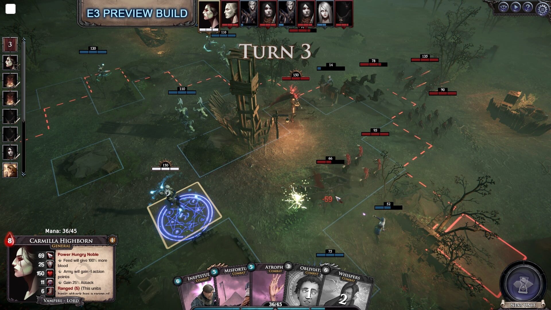 Screenshot for Immortal Realms: Vampire Wars