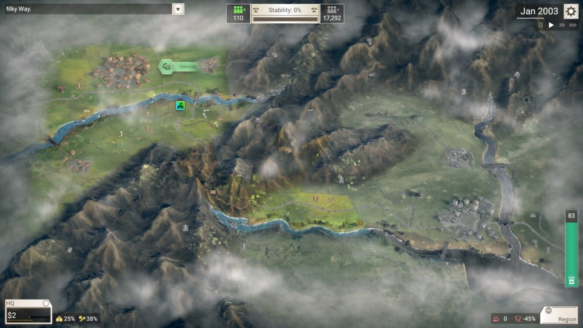 Screenshot for Rebel Inc: Escalation