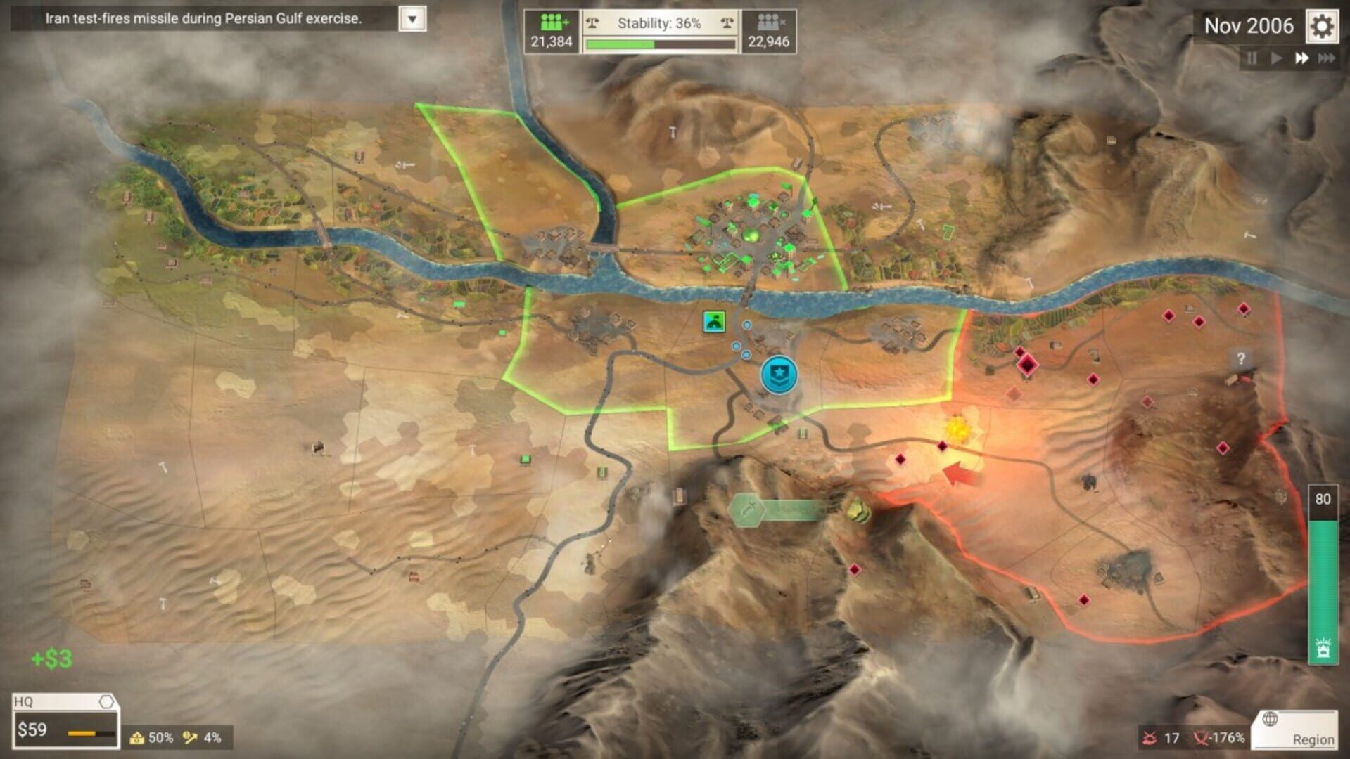 Screenshot for Rebel Inc: Escalation