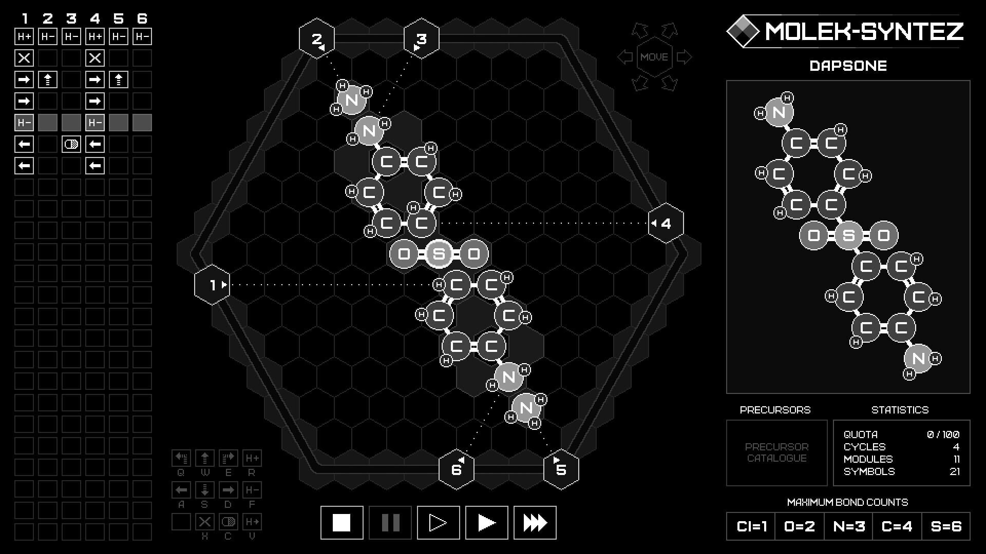 Screenshot for Molek-Syntez