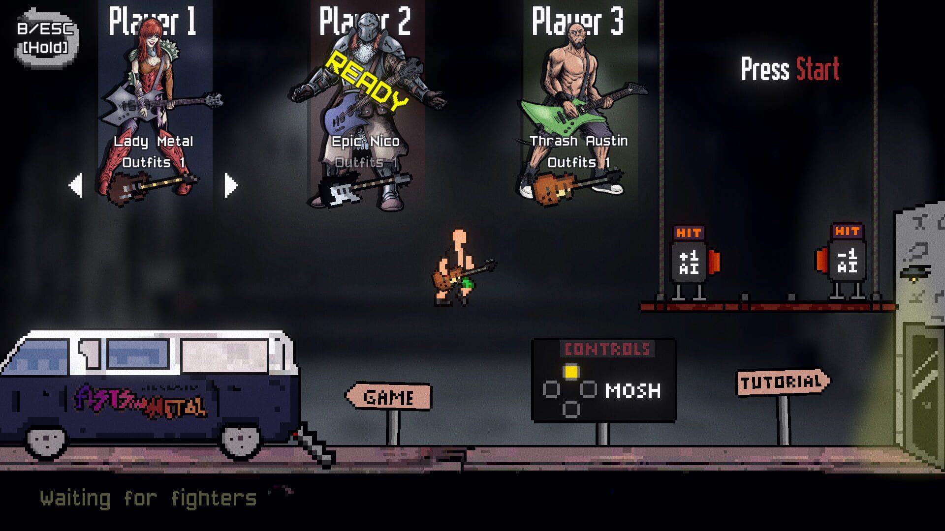 Screenshot for It's Raining Fists and Metal