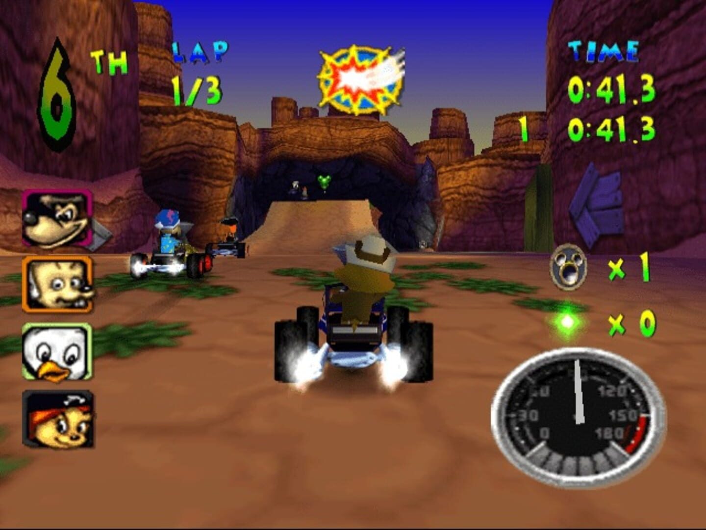 Screenshot for Walt Disney World Quest: Magical Racing Tour