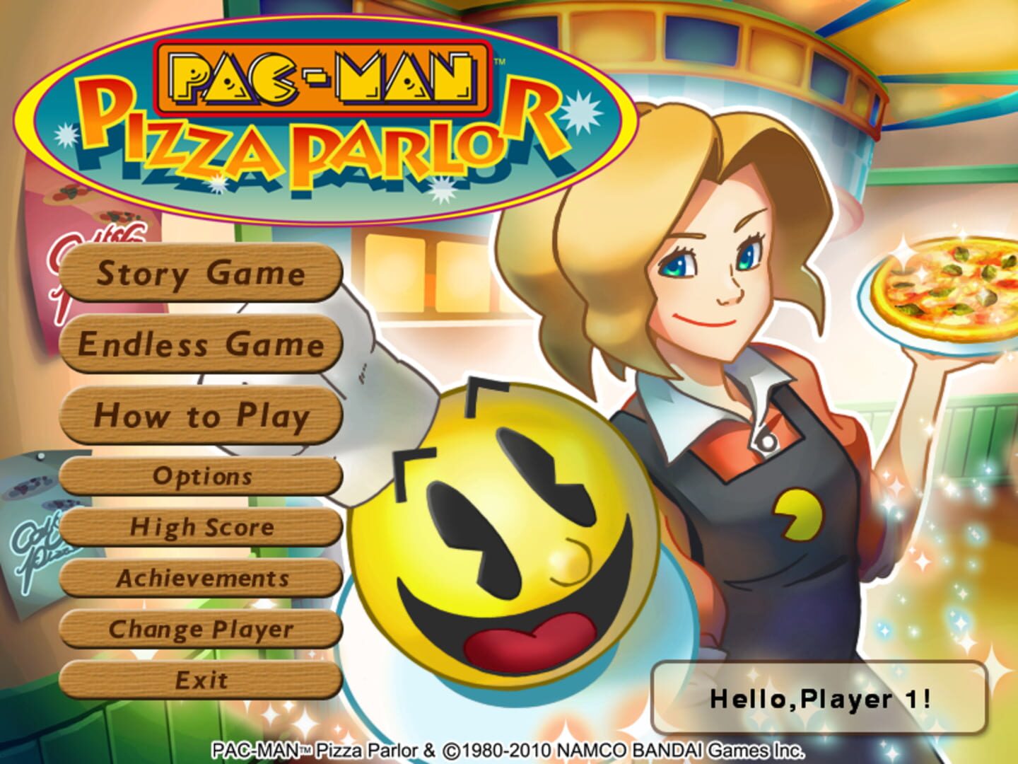 Screenshot for Pac-Man Pizza Parlor