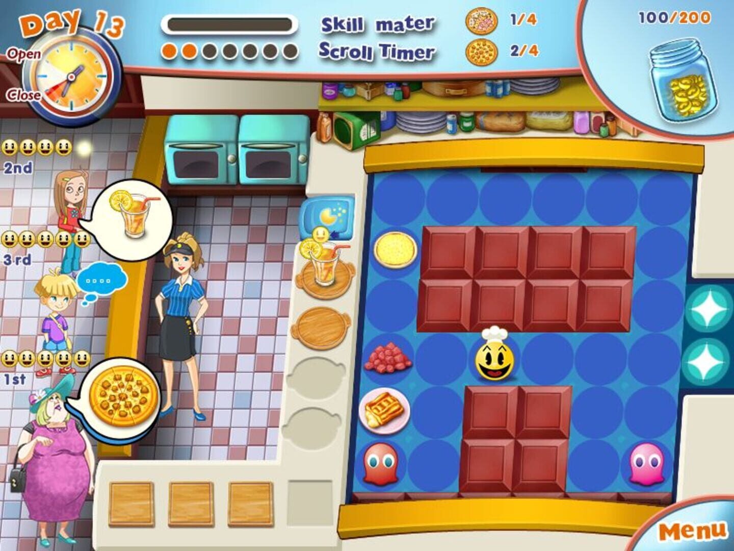 Screenshot for Pac-Man Pizza Parlor