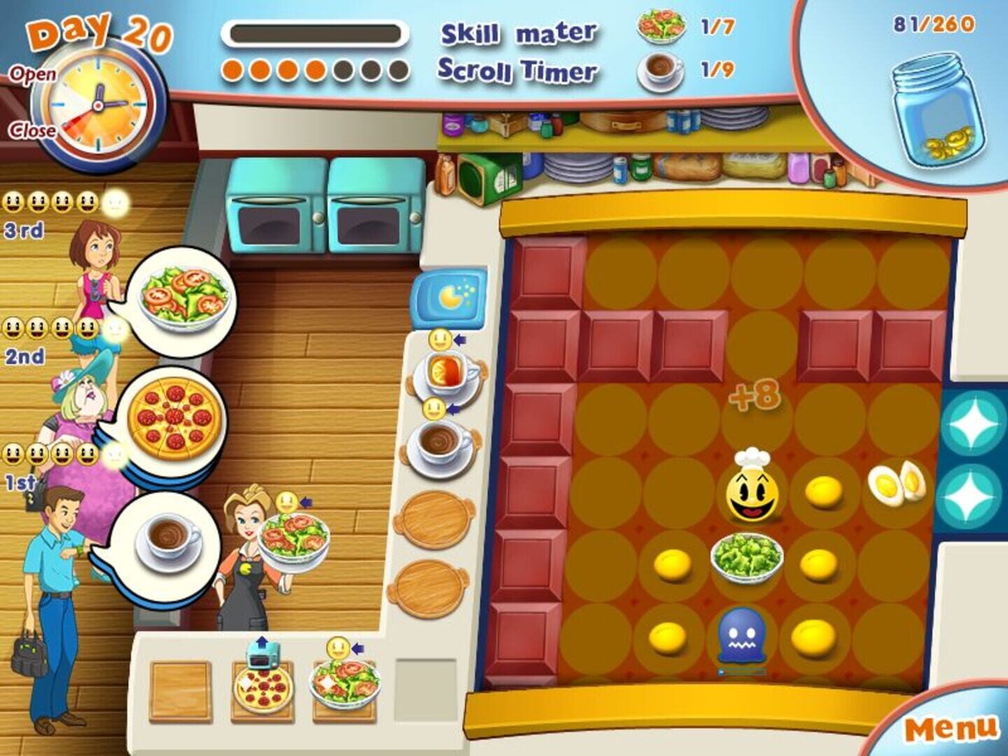 Screenshot for Pac-Man Pizza Parlor