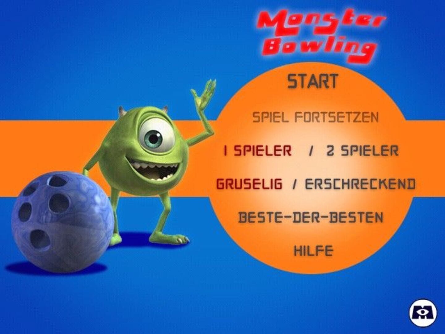 Screenshot for Monsters, Inc.: Wreck Room Arcade - Bowling for Screams