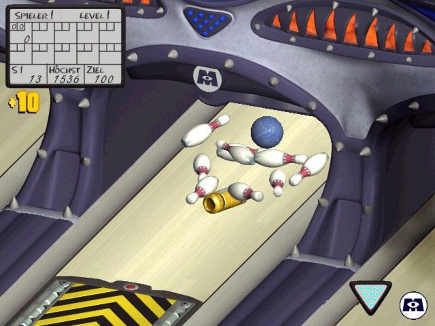 Screenshot for Monsters, Inc.: Wreck Room Arcade - Bowling for Screams