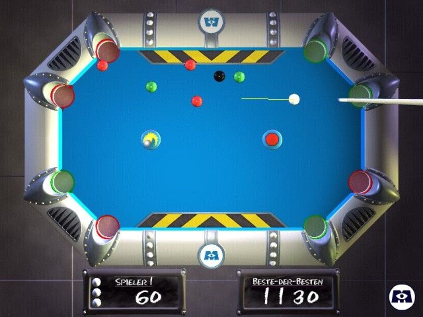 Screenshot for Monsters, Inc.: Wreck Room Arcade - Eight Ball Chaos