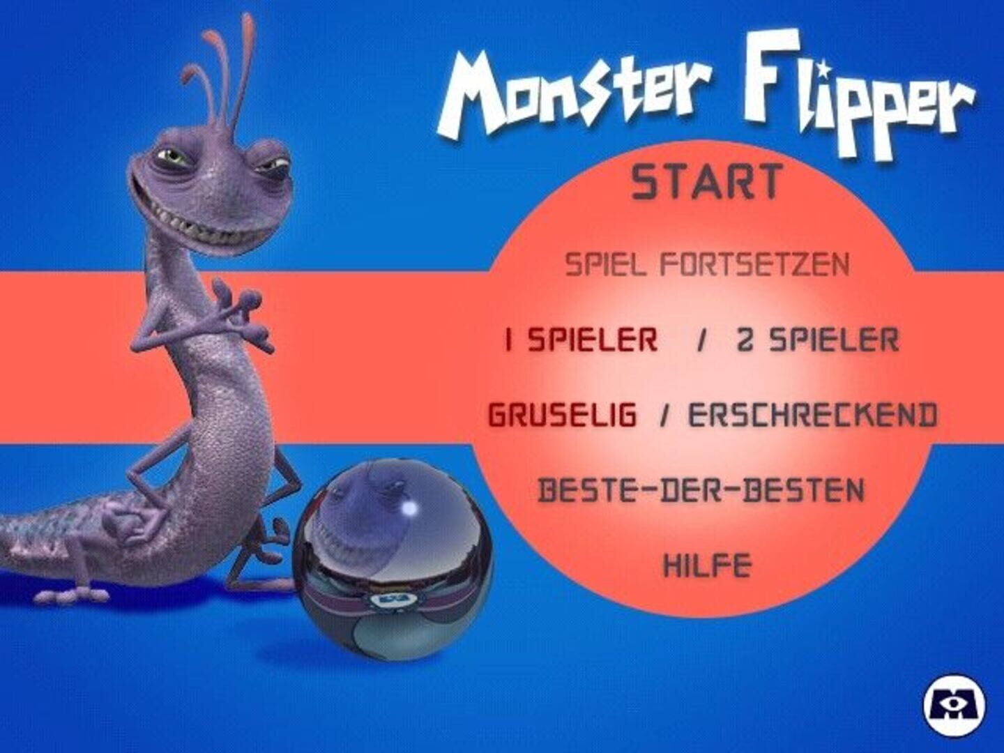 Screenshot for Monsters, Inc.: Pinball Panic