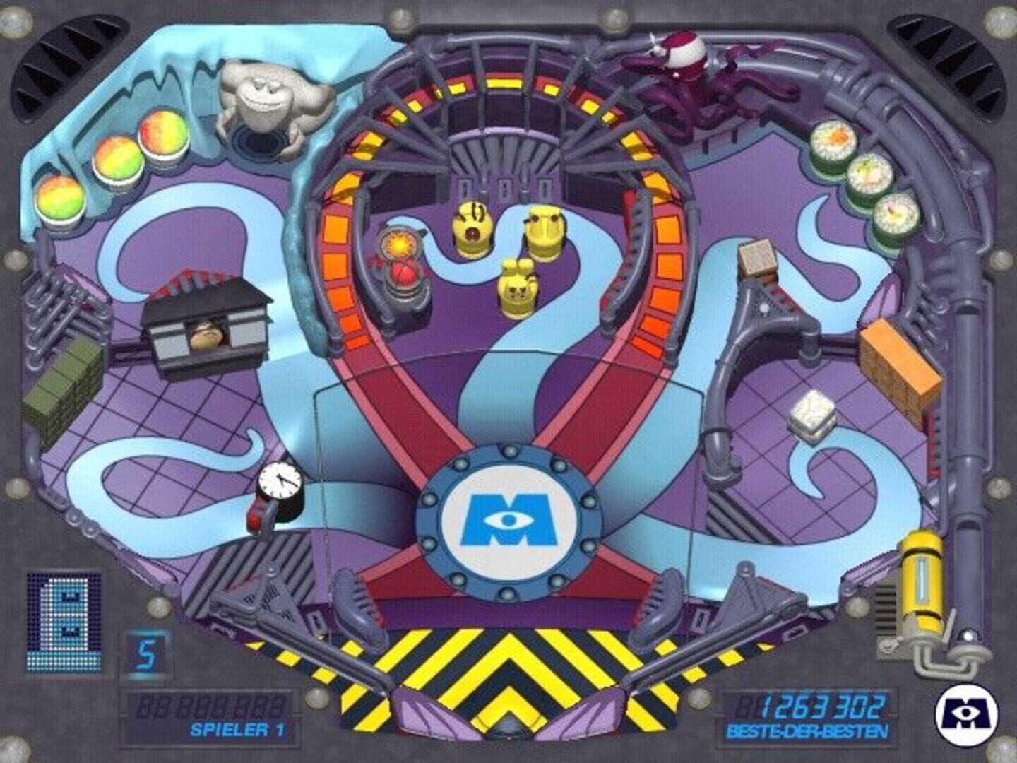 Screenshot for Monsters, Inc.: Pinball Panic