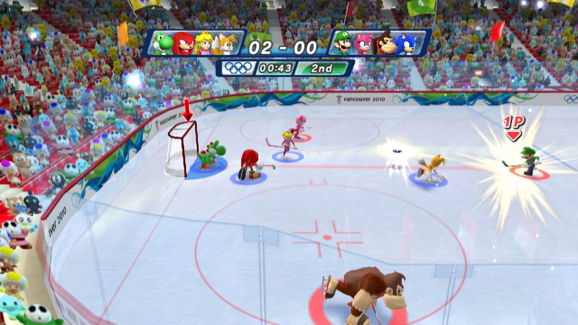 Screenshot for Mario & Sonic at the Olympic Winter Games