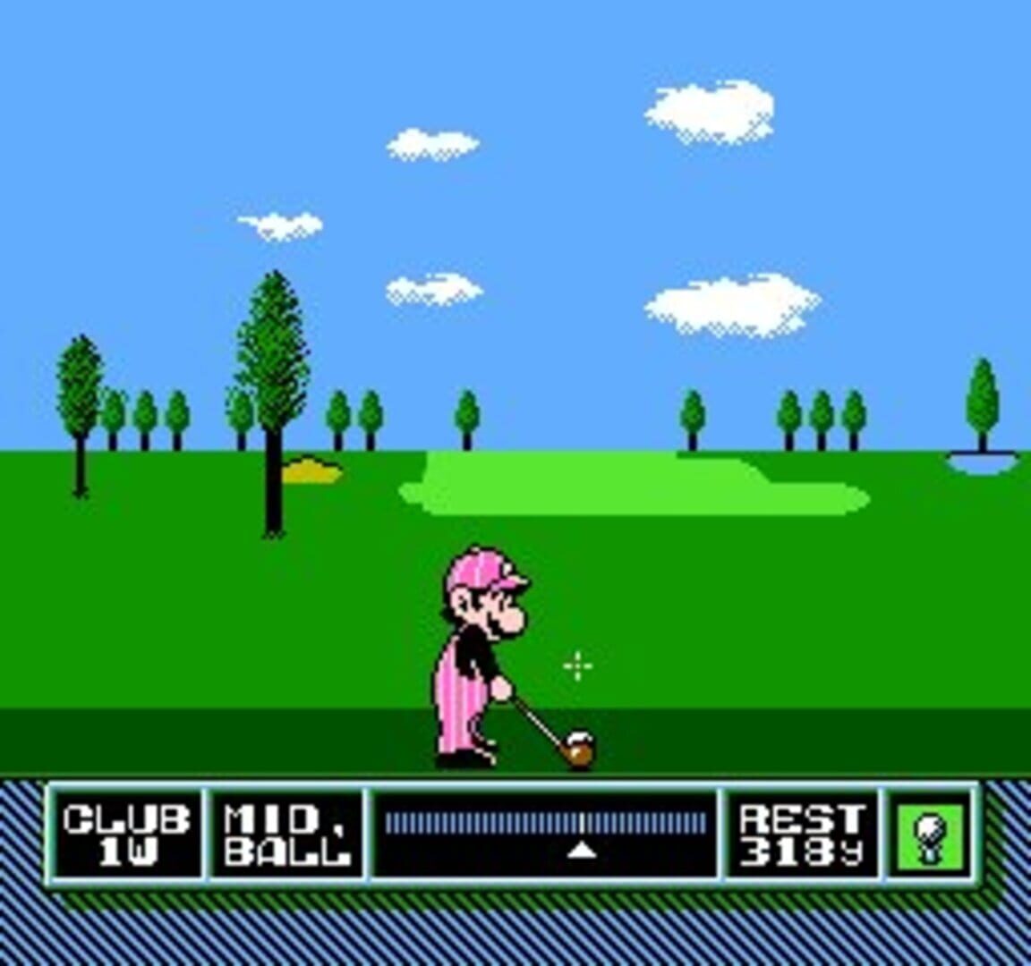 Screenshot for NES Open Tournament Golf