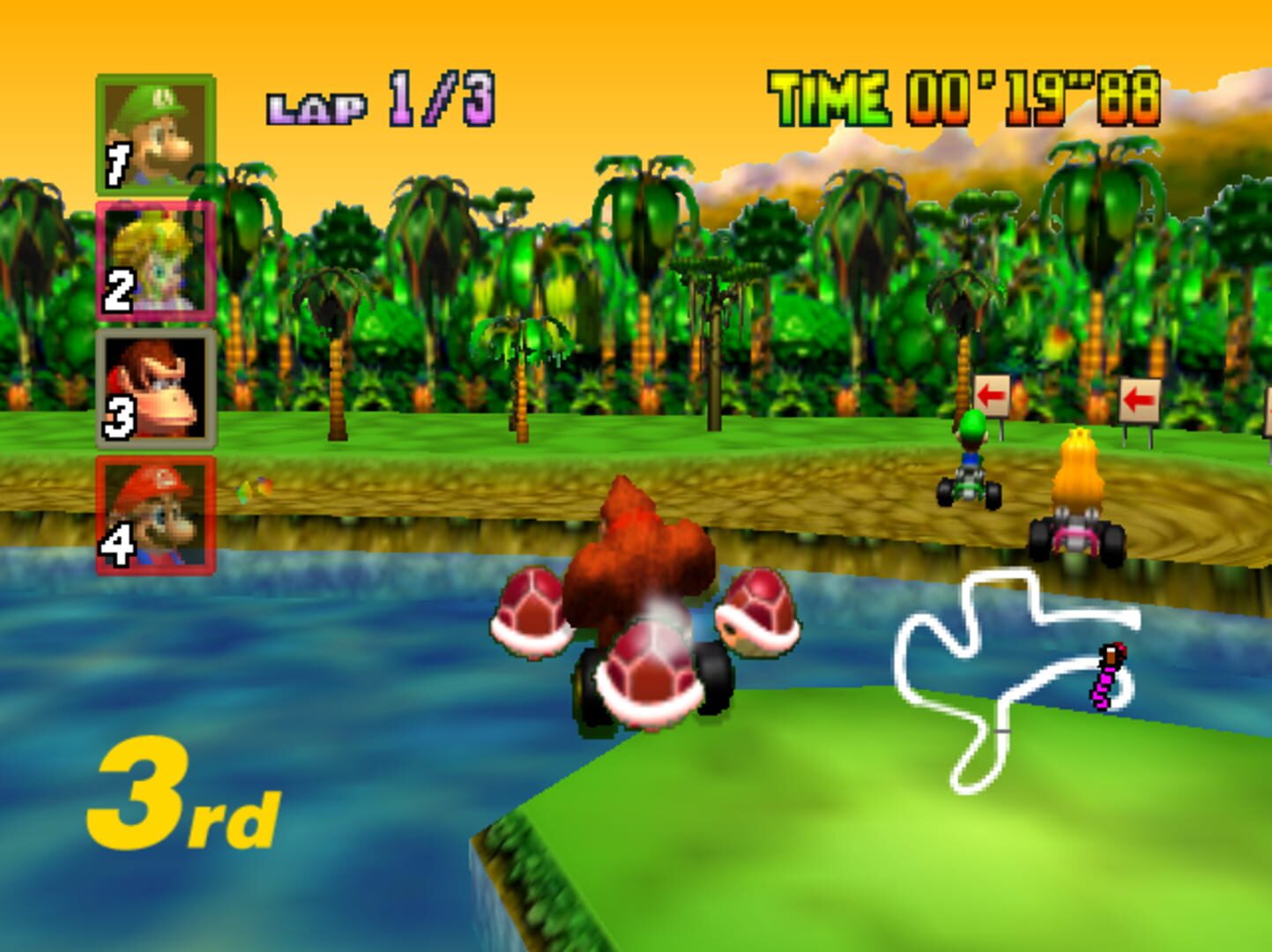 Screenshot for Mario Kart 64