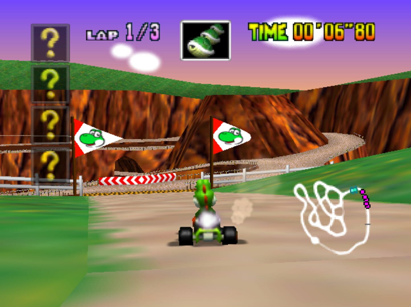 Screenshot for Mario Kart 64