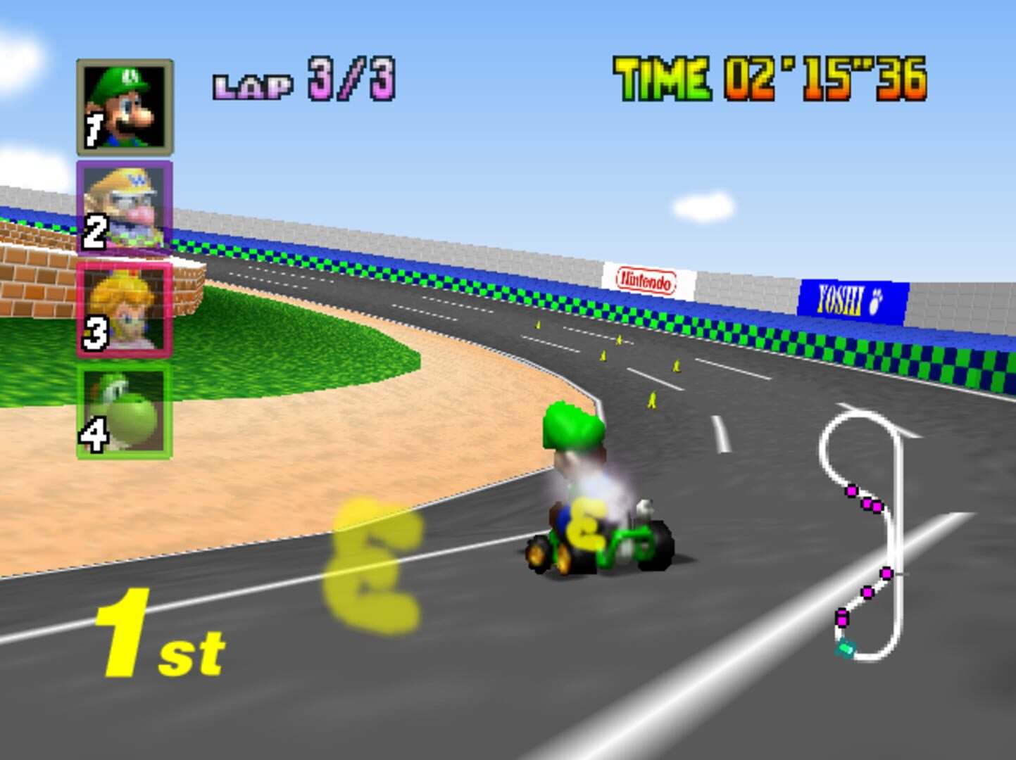 Screenshot for Mario Kart 64