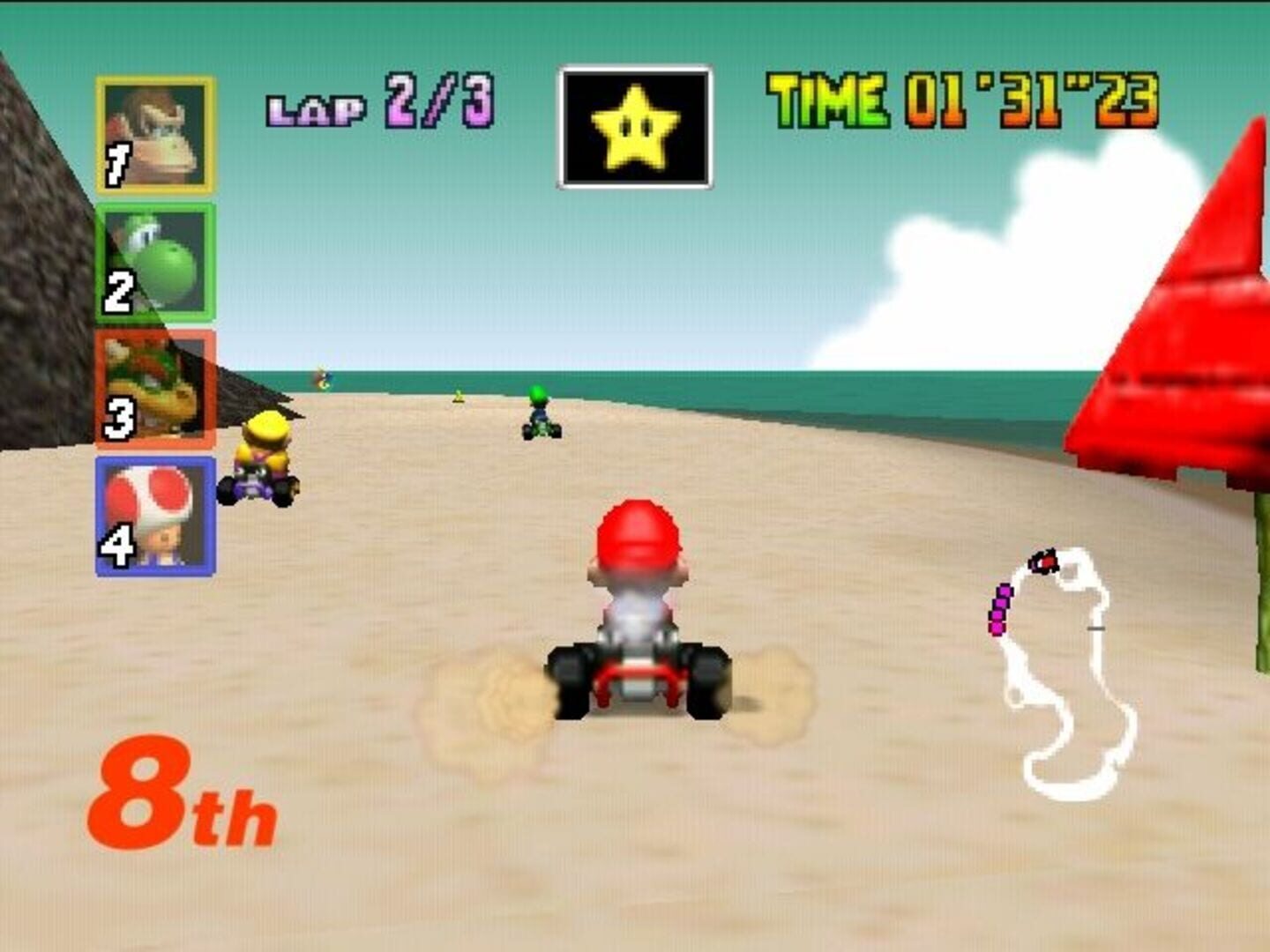 Screenshot for Mario Kart 64