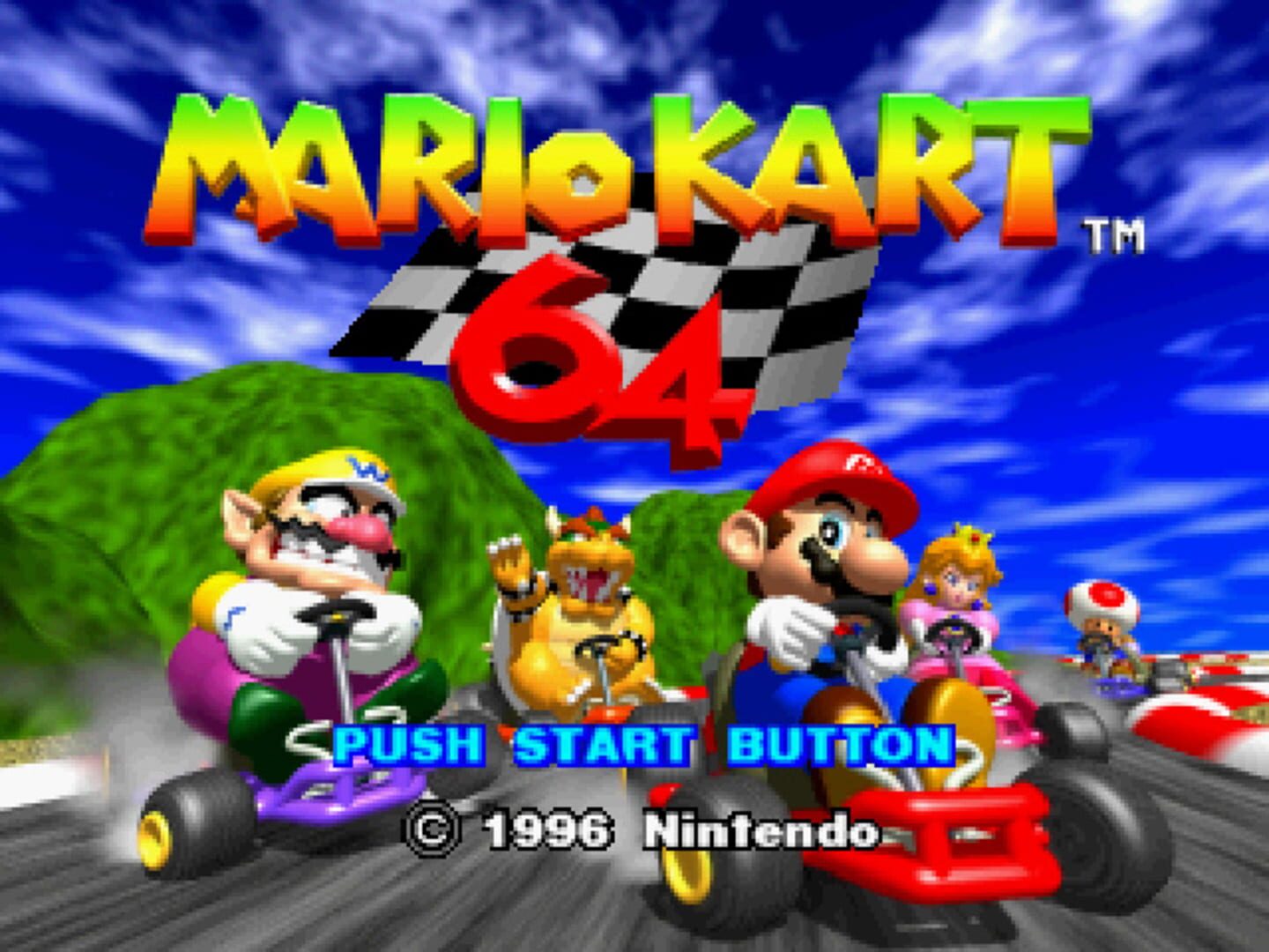 Screenshot for Mario Kart 64