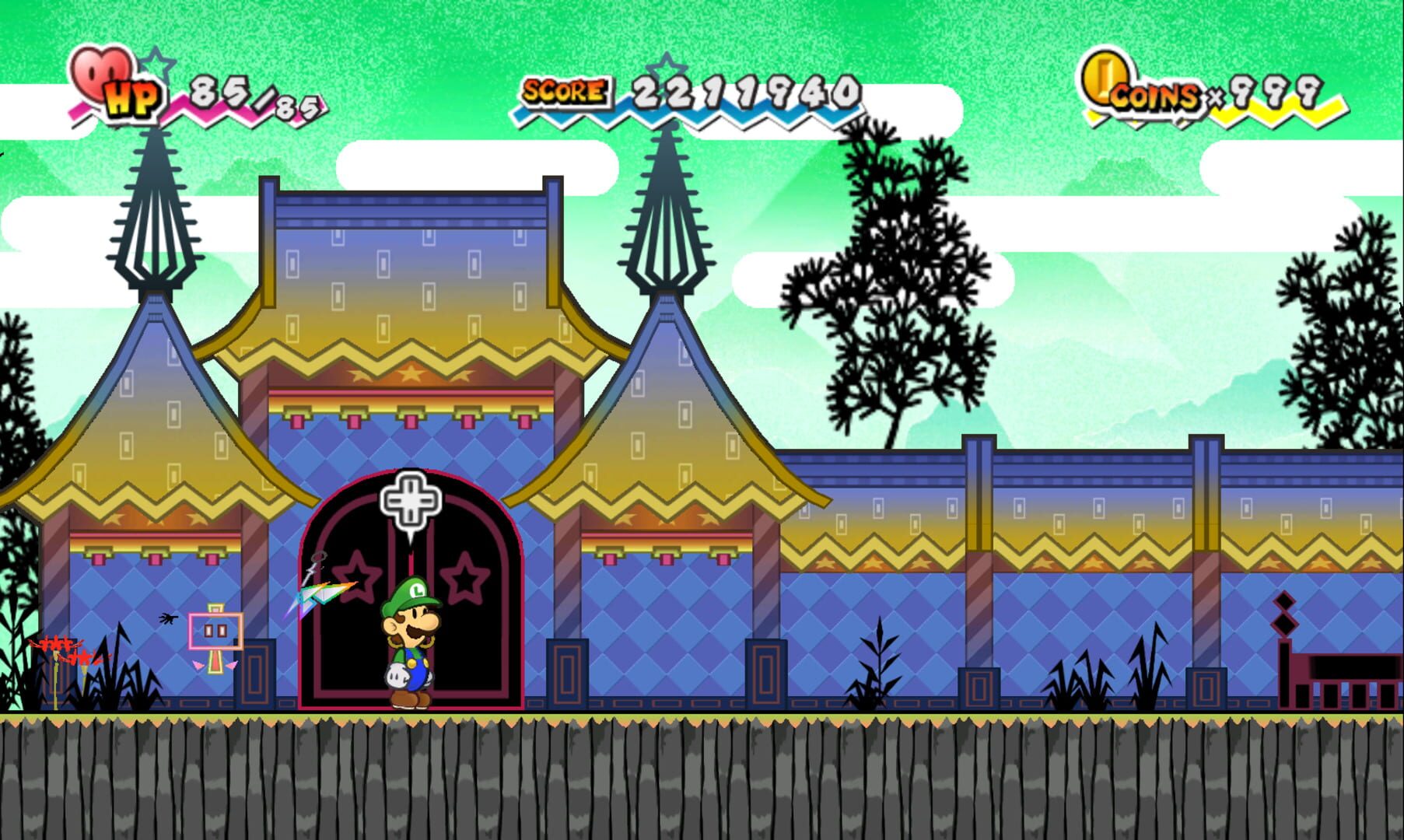 Screenshot for Super Paper Mario