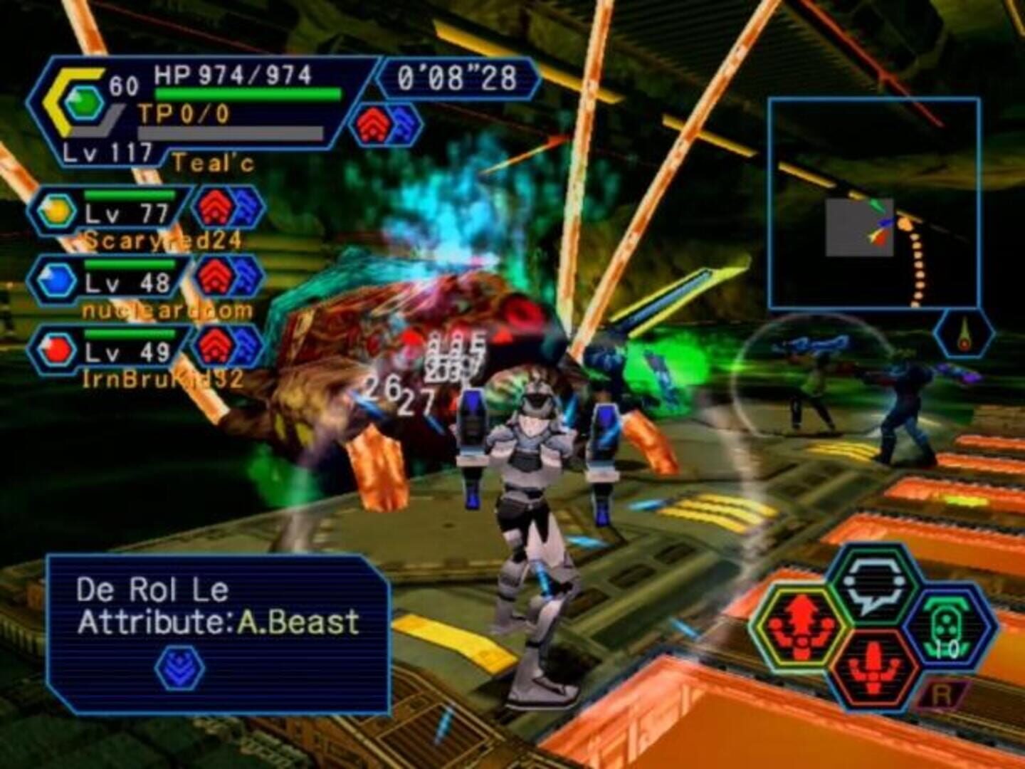 Screenshot for Phantasy Star Online