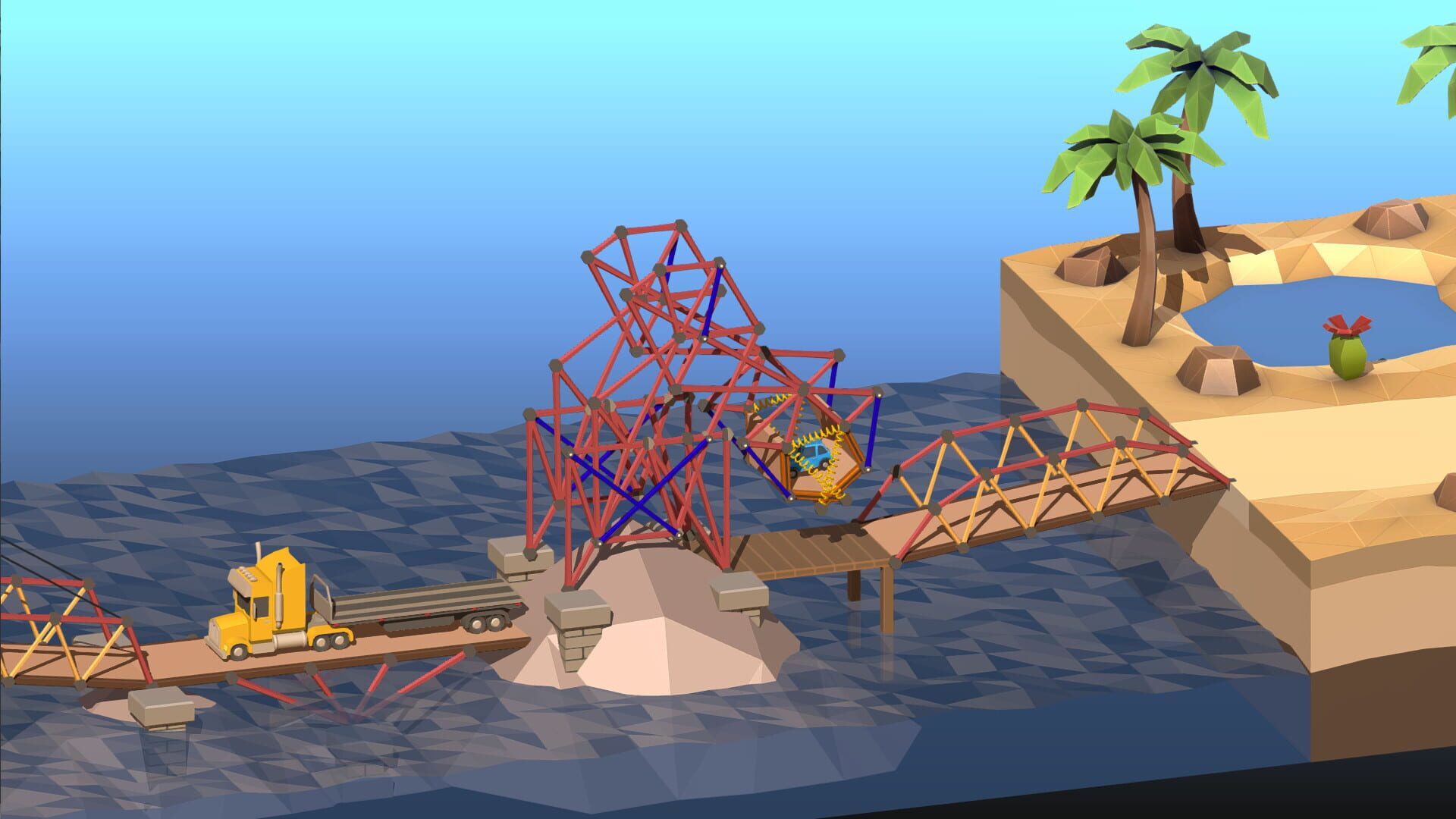 Screenshot for Poly Bridge 2