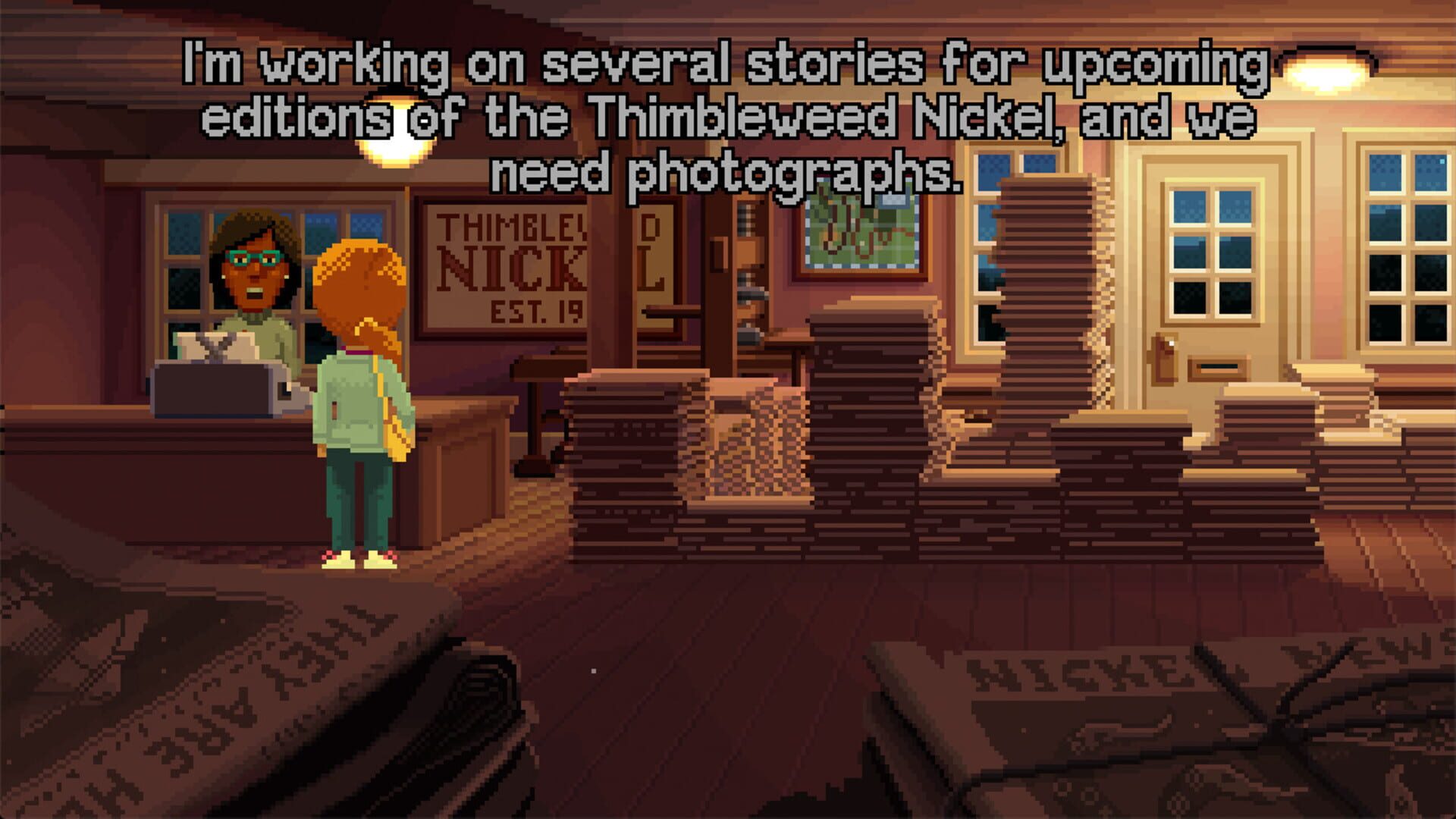 Screenshot for Delores: A Thimbleweed Park Mini-Adventure