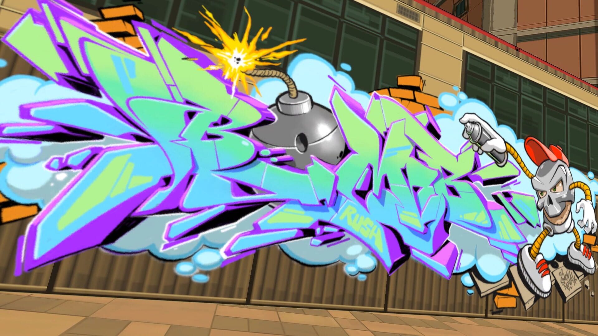 Screenshot for Bomb Rush Cyberfunk