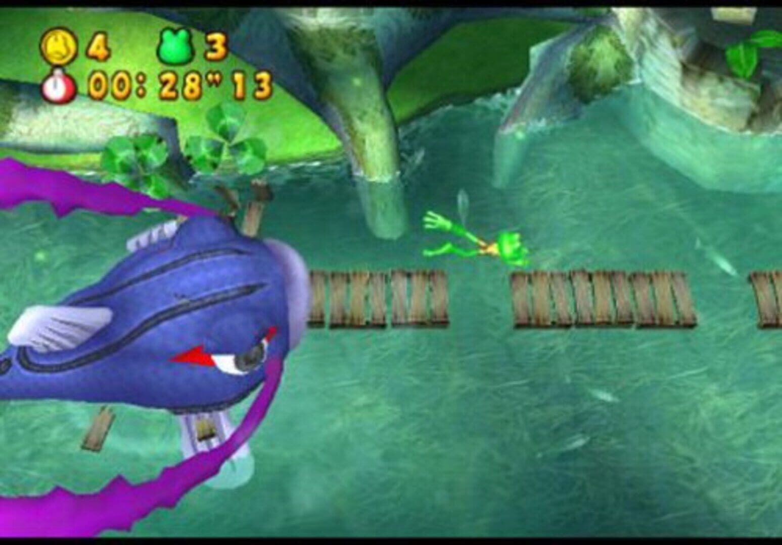 Screenshot for Frogger's Adventures: The Rescue