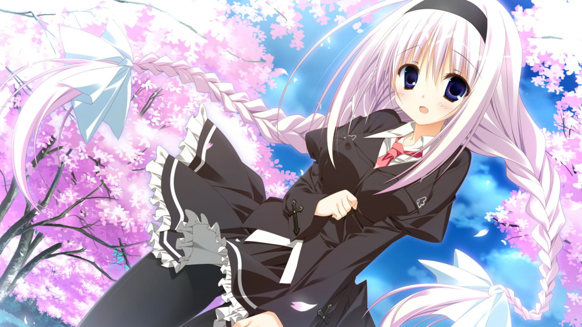 Screenshot for Sakura no Uta: Sakura no Mori no Ue wo Mau