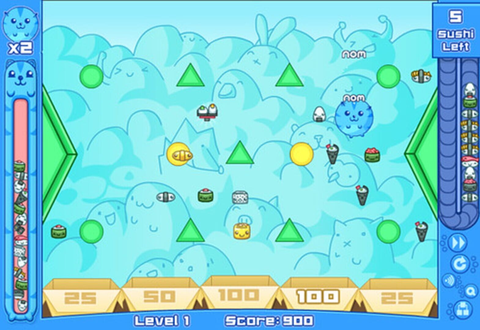 Screenshot for Sushi Cat 2: The Great Purrade