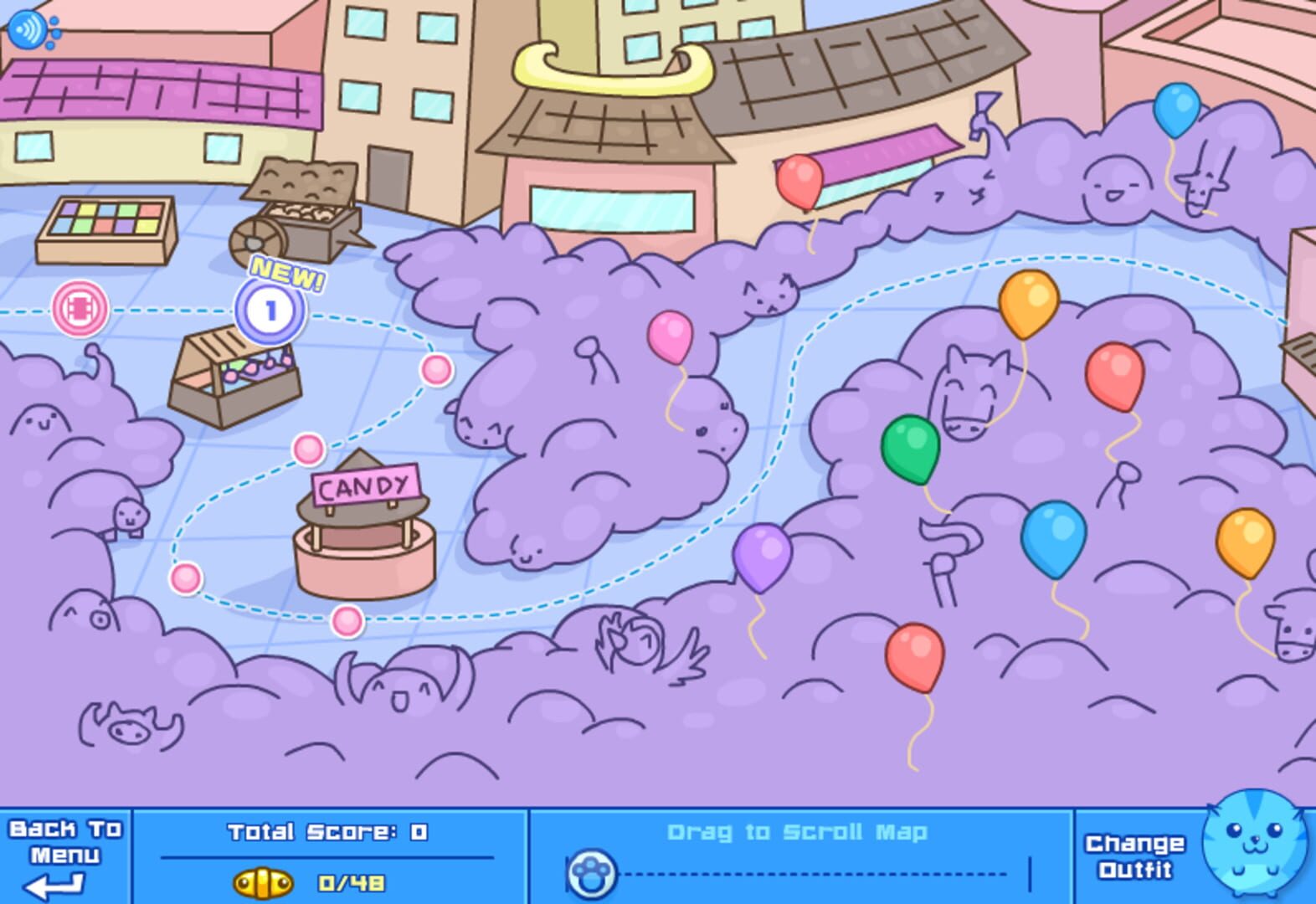 Screenshot for Sushi Cat 2: The Great Purrade