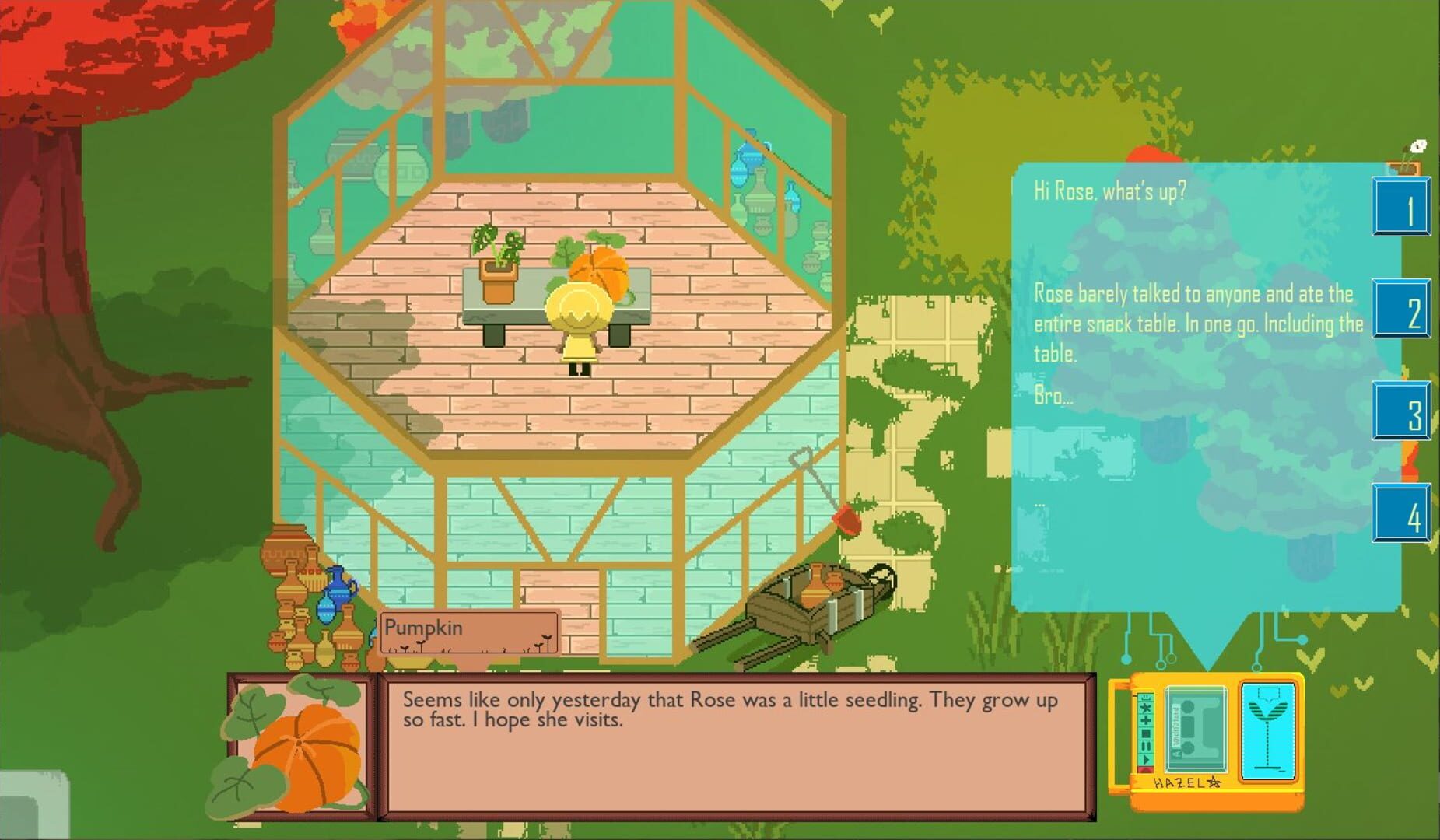 Screenshot for Hazel the Plant Witch