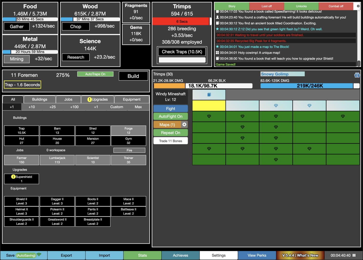 Screenshot for Trimps