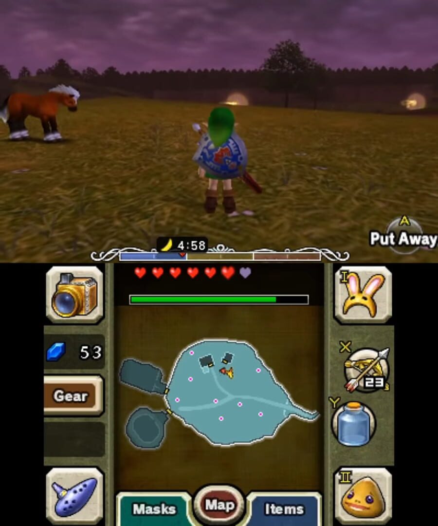 Screenshot for The Legend of Zelda: Majora's Mask 3D