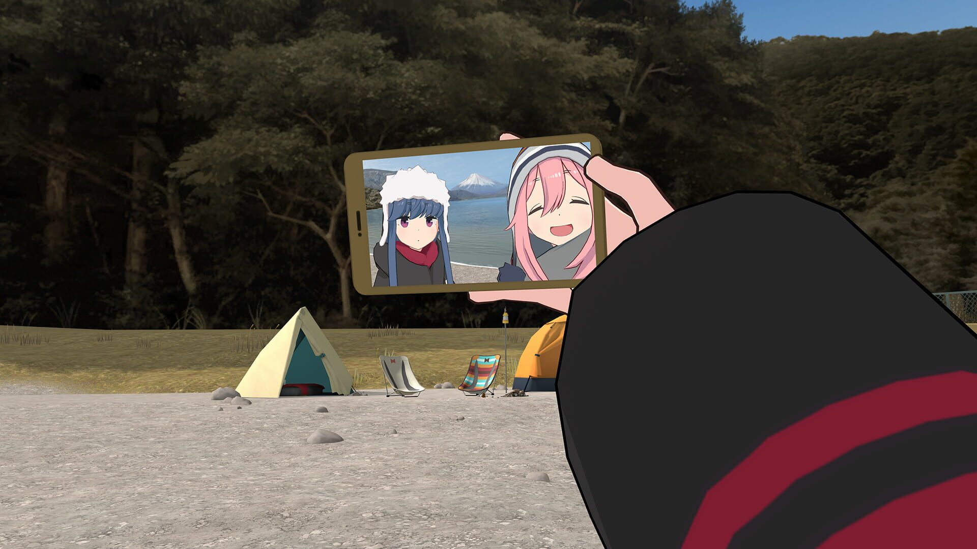 Screenshot for Laid-Back Camp: Virtual - Lake Motosu