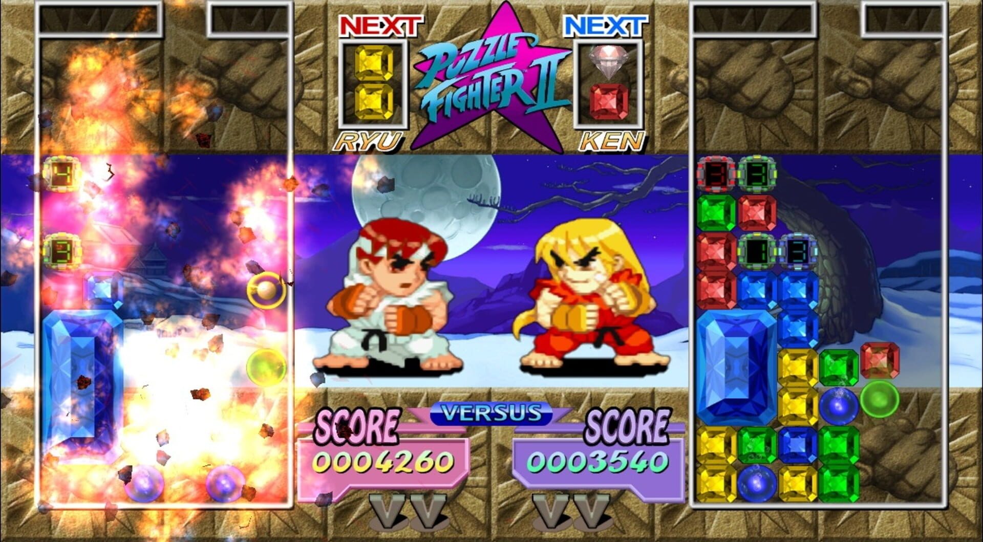 Screenshot for Super Puzzle Fighter II Turbo HD Remix