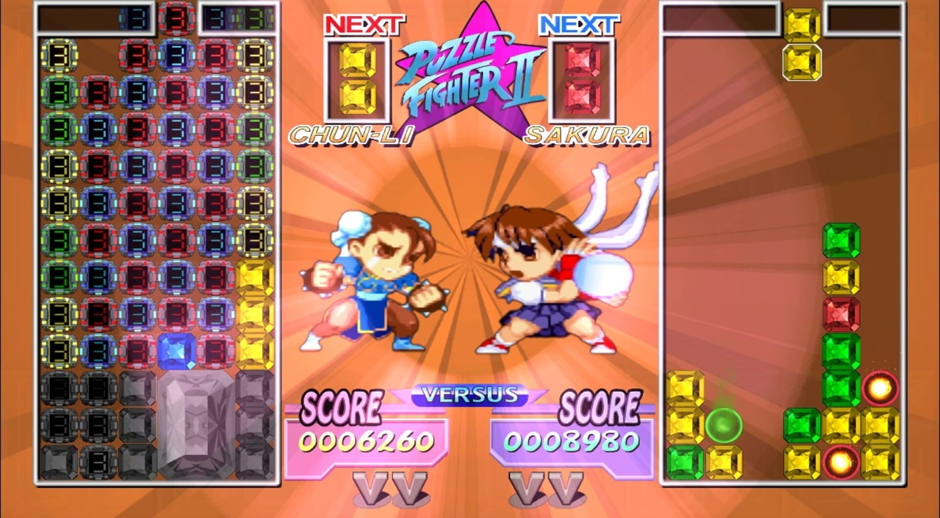 Screenshot for Super Puzzle Fighter II Turbo HD Remix