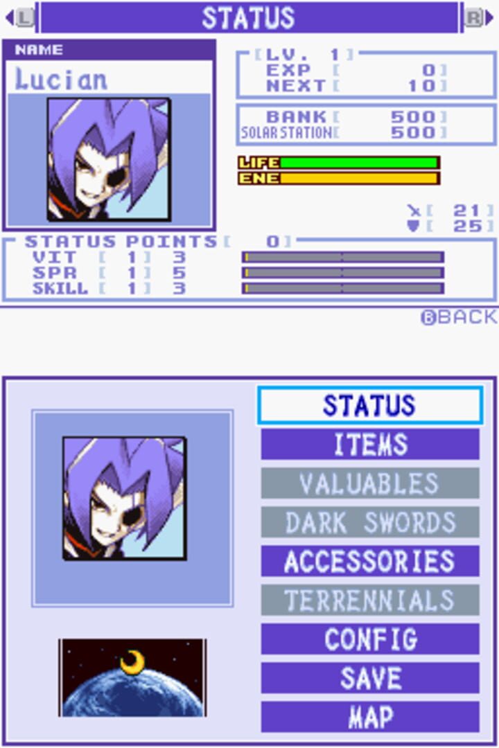Screenshot for Lunar Knights