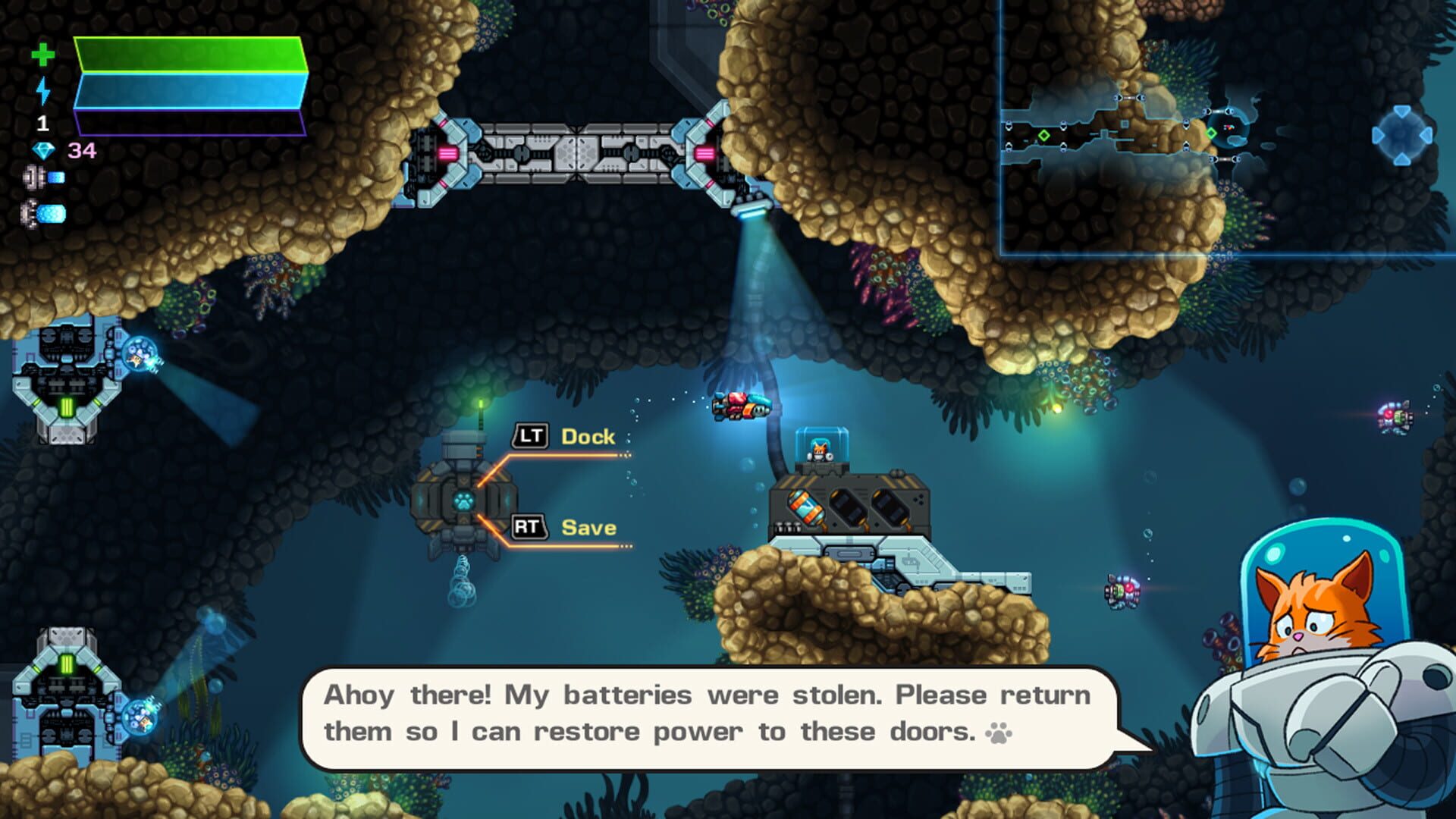Screenshot for Astro Aqua Kitty