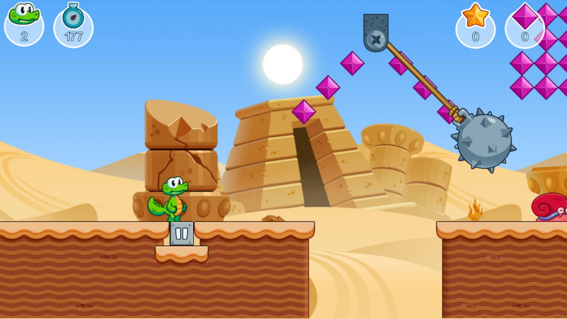 Screenshot for Croc's World Run