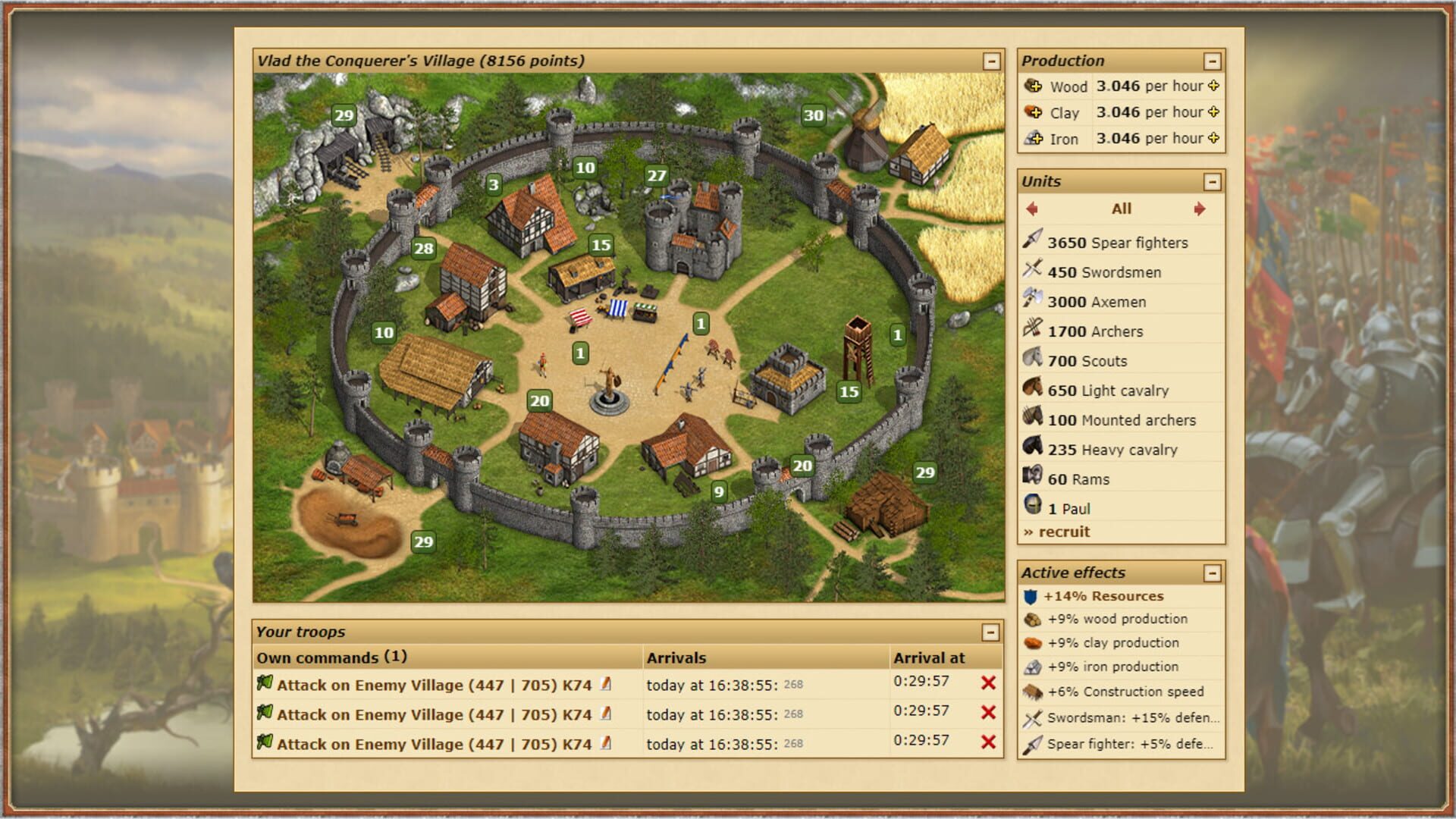 Screenshot for Tribal Wars