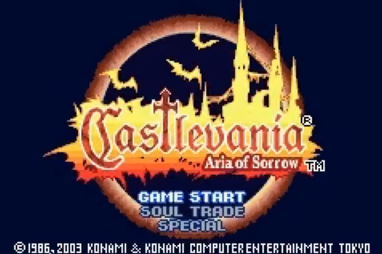 Screenshot for Castlevania: Aria of Sorrow