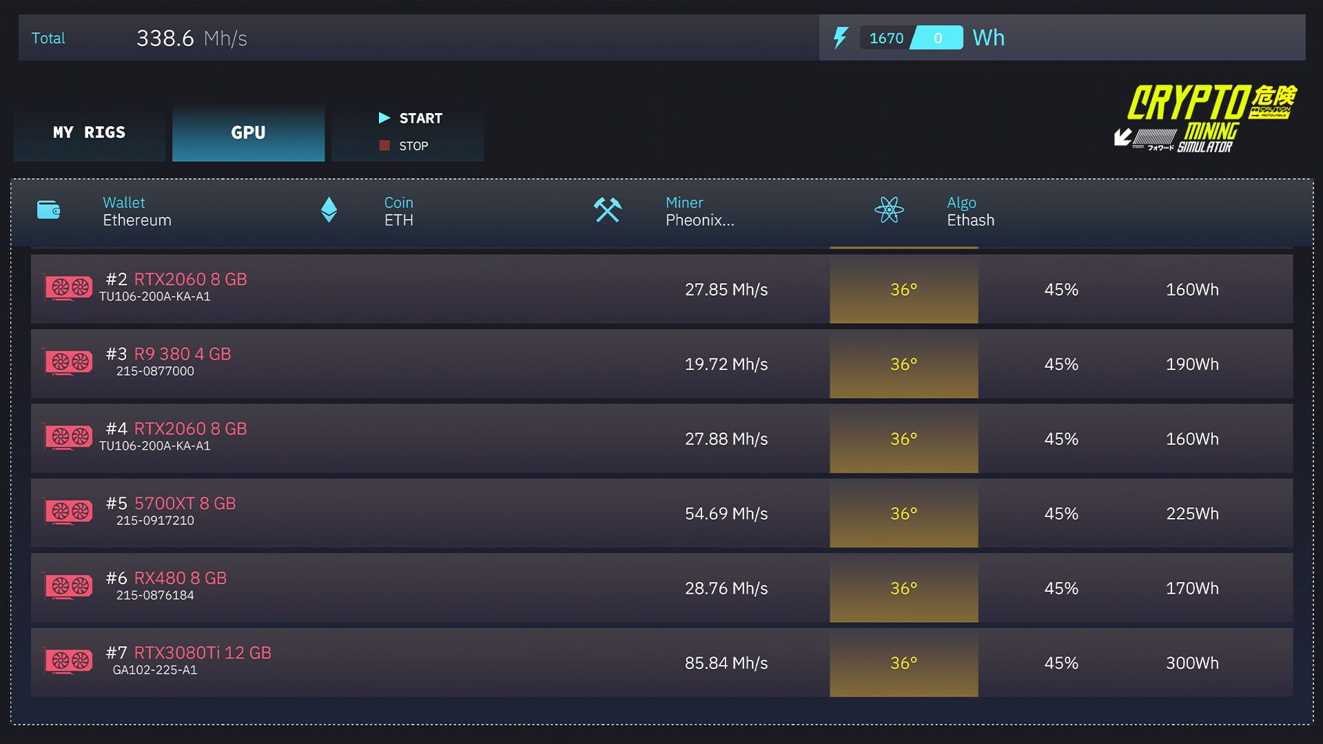 Screenshot for Crypto Mining Simulator