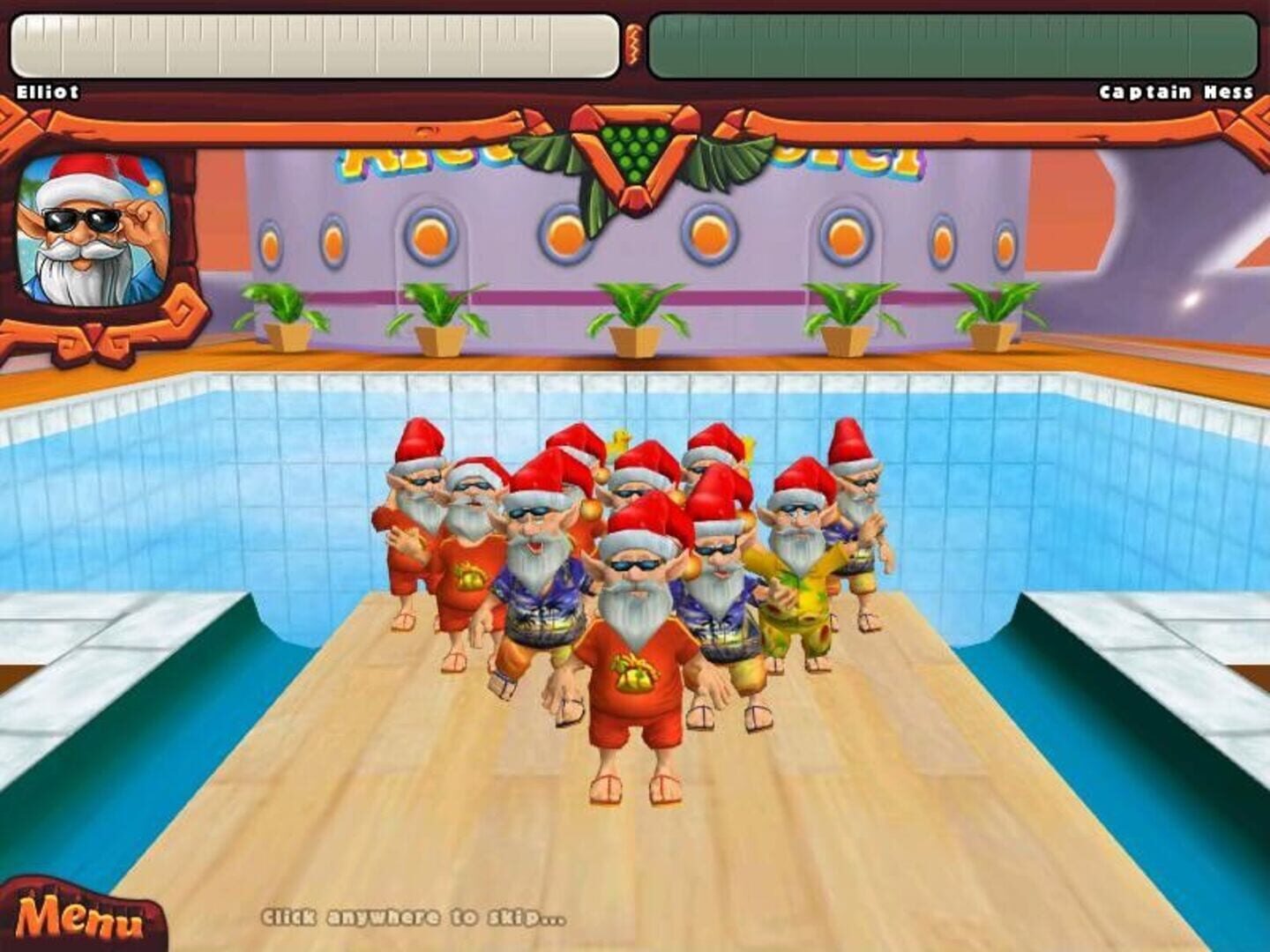 Screenshot for Elf Bowling: Hawaiian Vacation