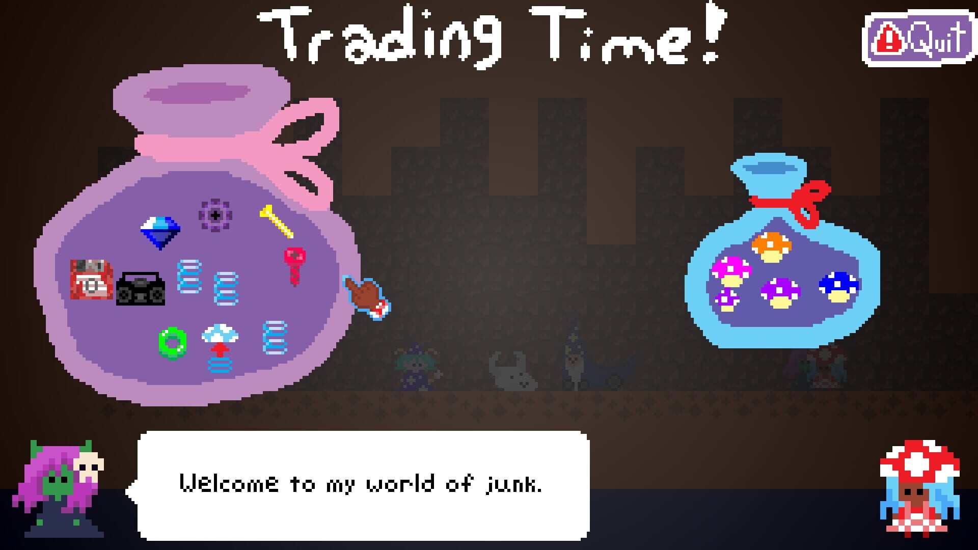 Screenshot for Clockwork Calamity in Mushroom World: What would you do if the time stopped ticking?